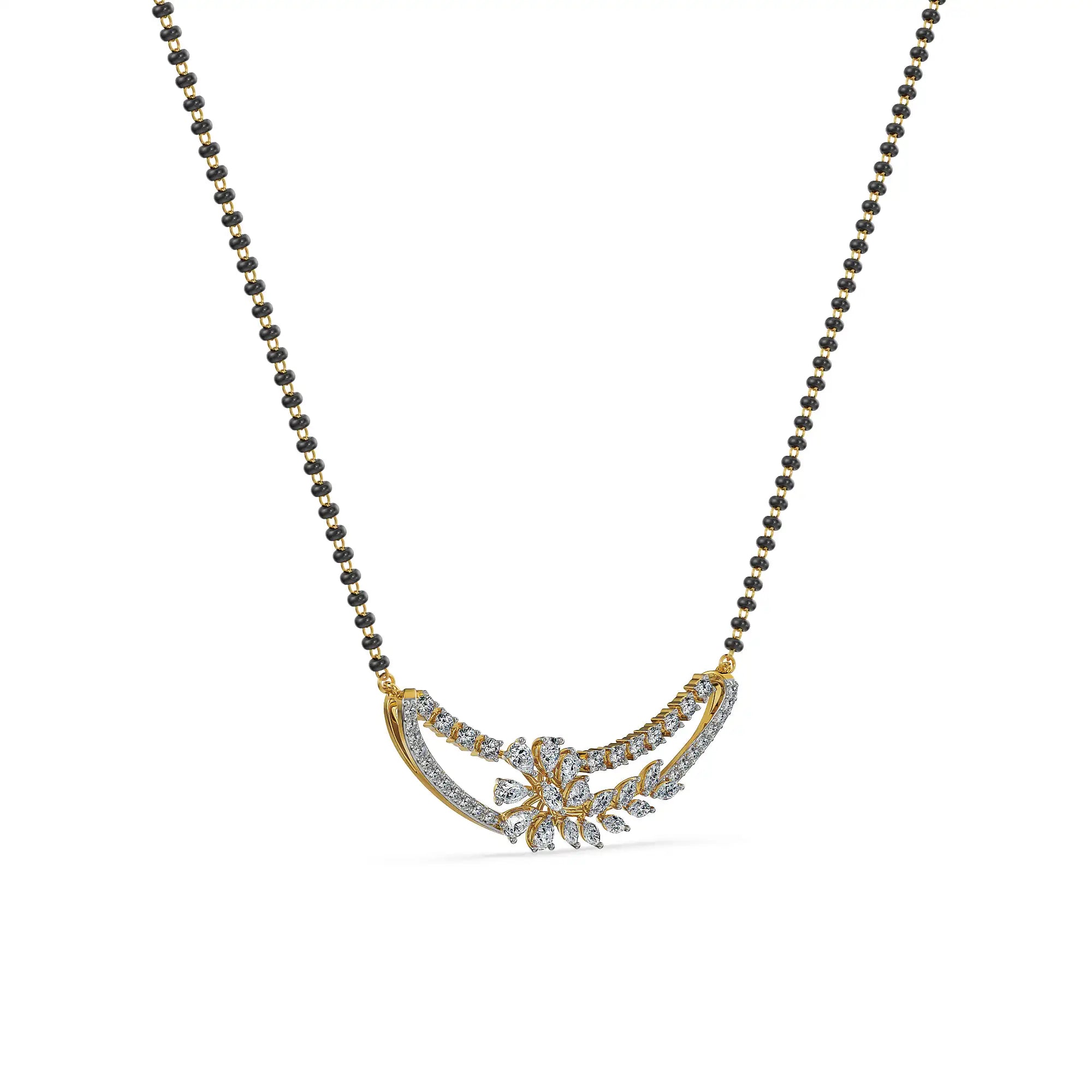 Mira Lab Grown Diamond Mangalsutra