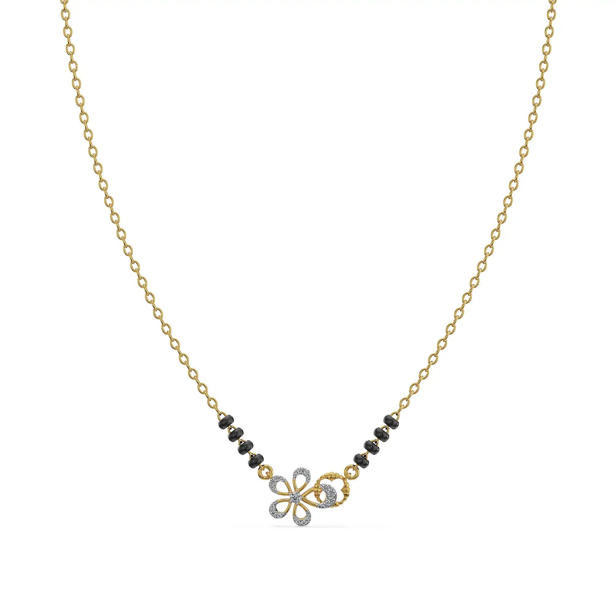 Kusum Lab Grown Diamond Mangalsutra