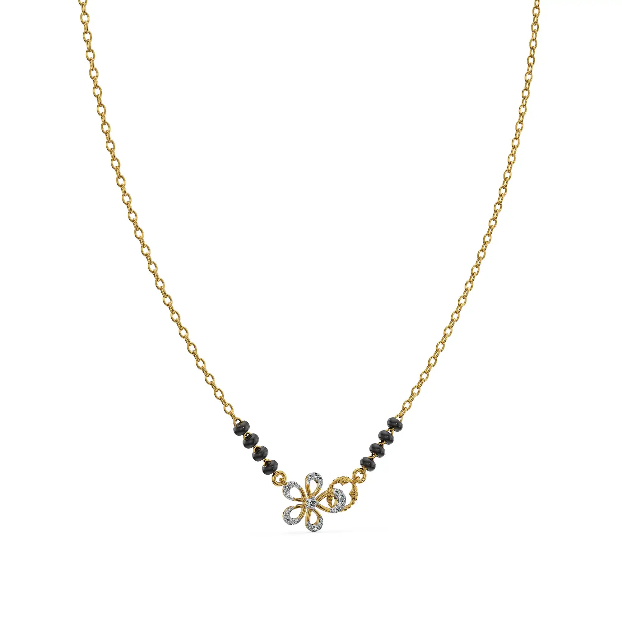 Kusum Lab Grown Diamond Mangalsutra