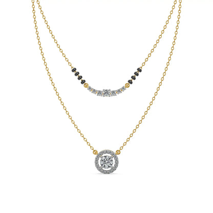 Lumora Duet Lab Grown Diamond Mangalsutra