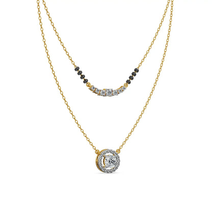 Lumora Duet Lab Grown Diamond Mangalsutra