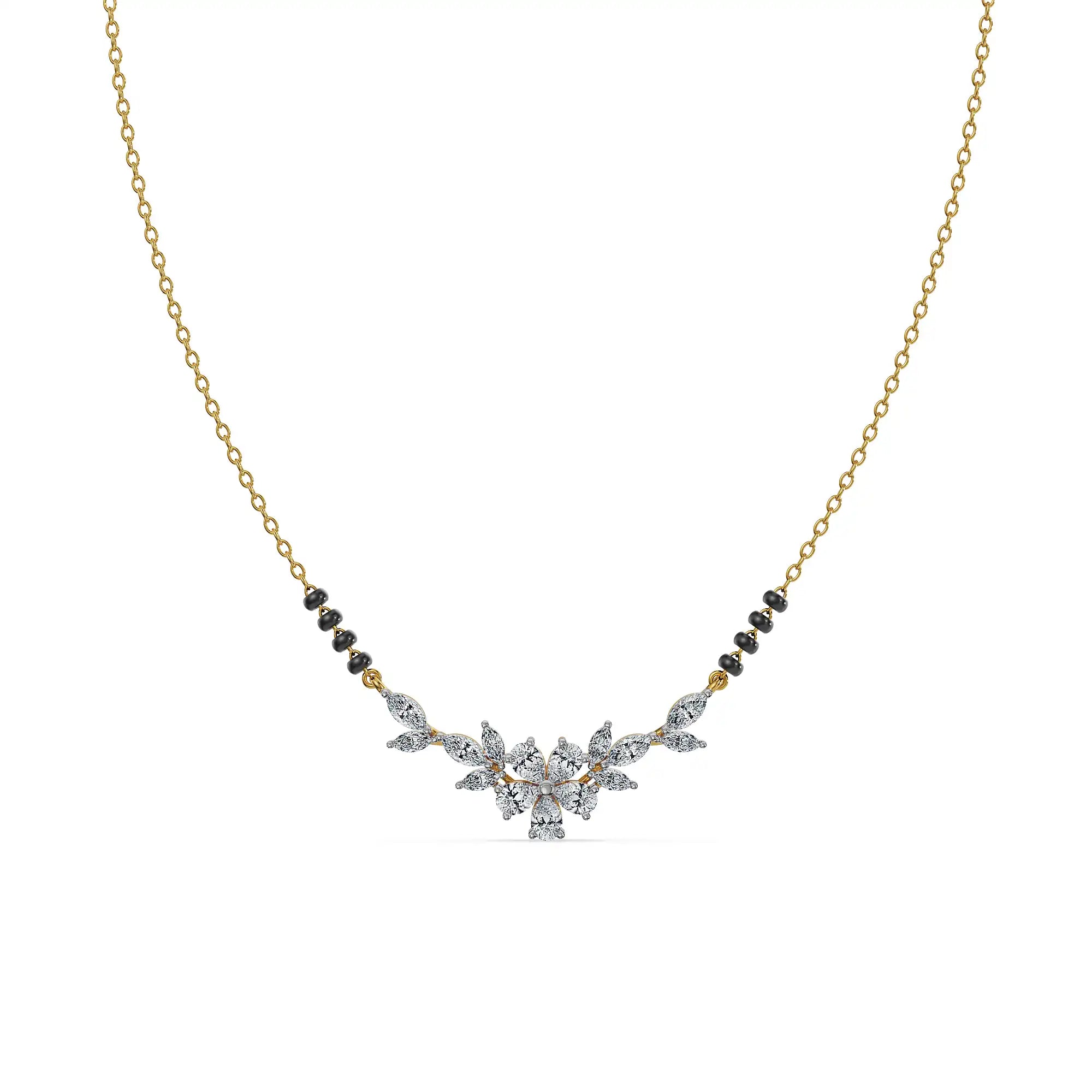 Madhavi Lab Grown Diamond Mangalsutra