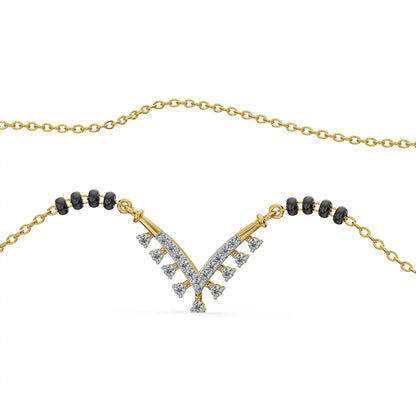 Aabha Lab Grown Diamond Mangalsutra