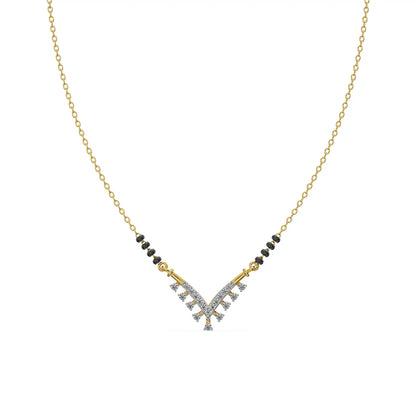 Aabha Lab Grown Diamond Mangalsutra