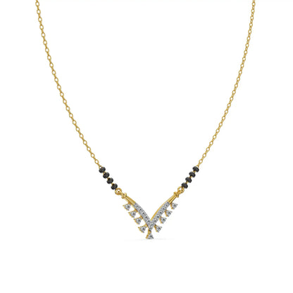 Aabha Lab Grown Diamond Mangalsutra