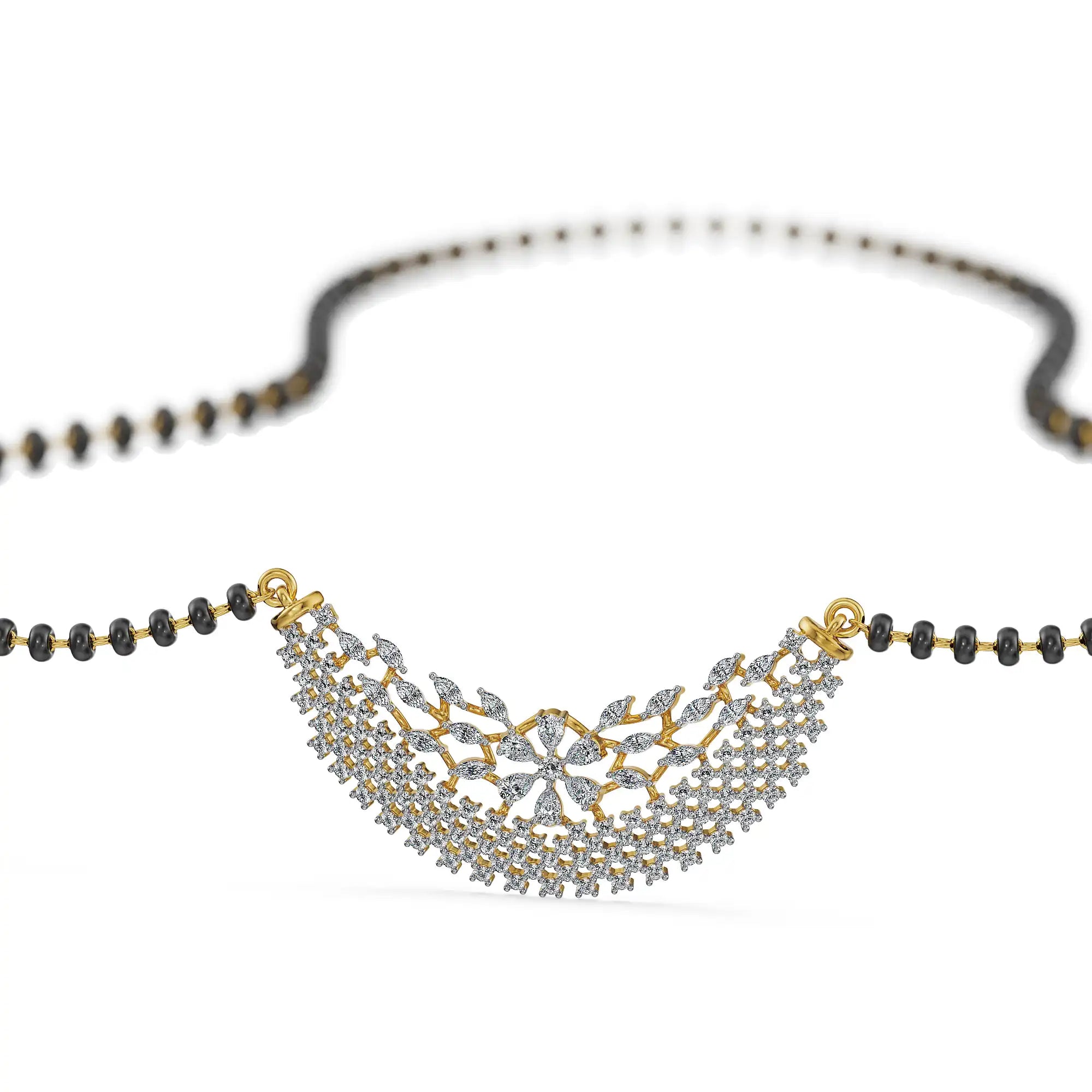 Meher Lab Grown Diamond Mangalsutra