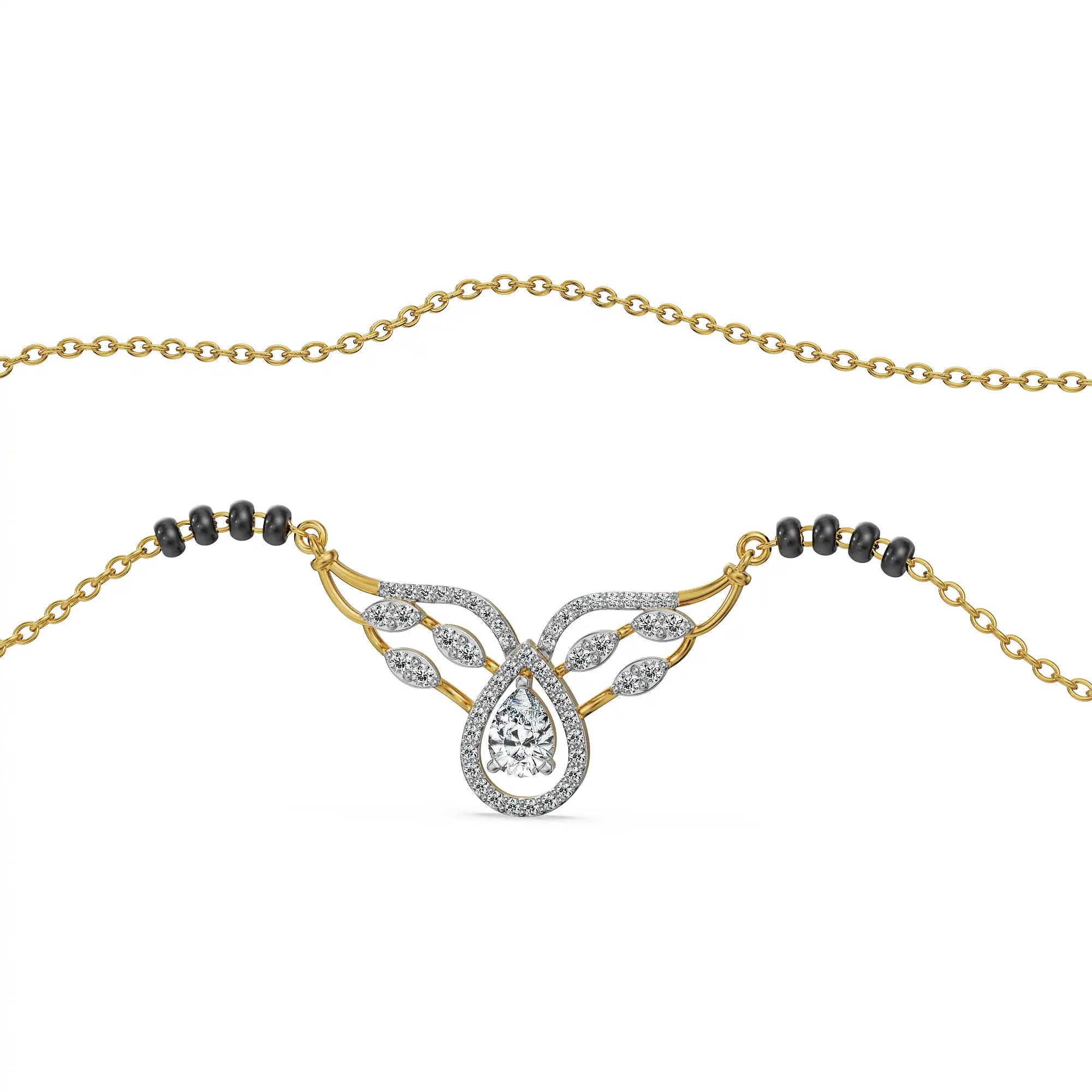 Chavvi Lab Grown Diamond Mangalsutra