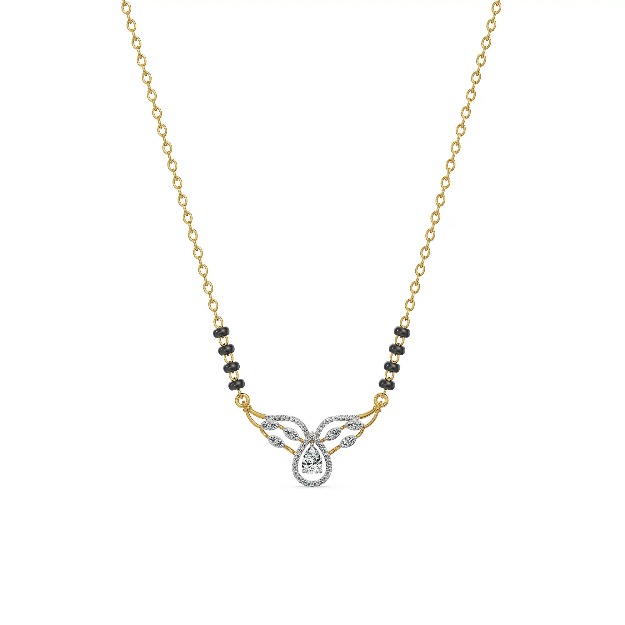 Chavvi Lab Grown Diamond Mangalsutra