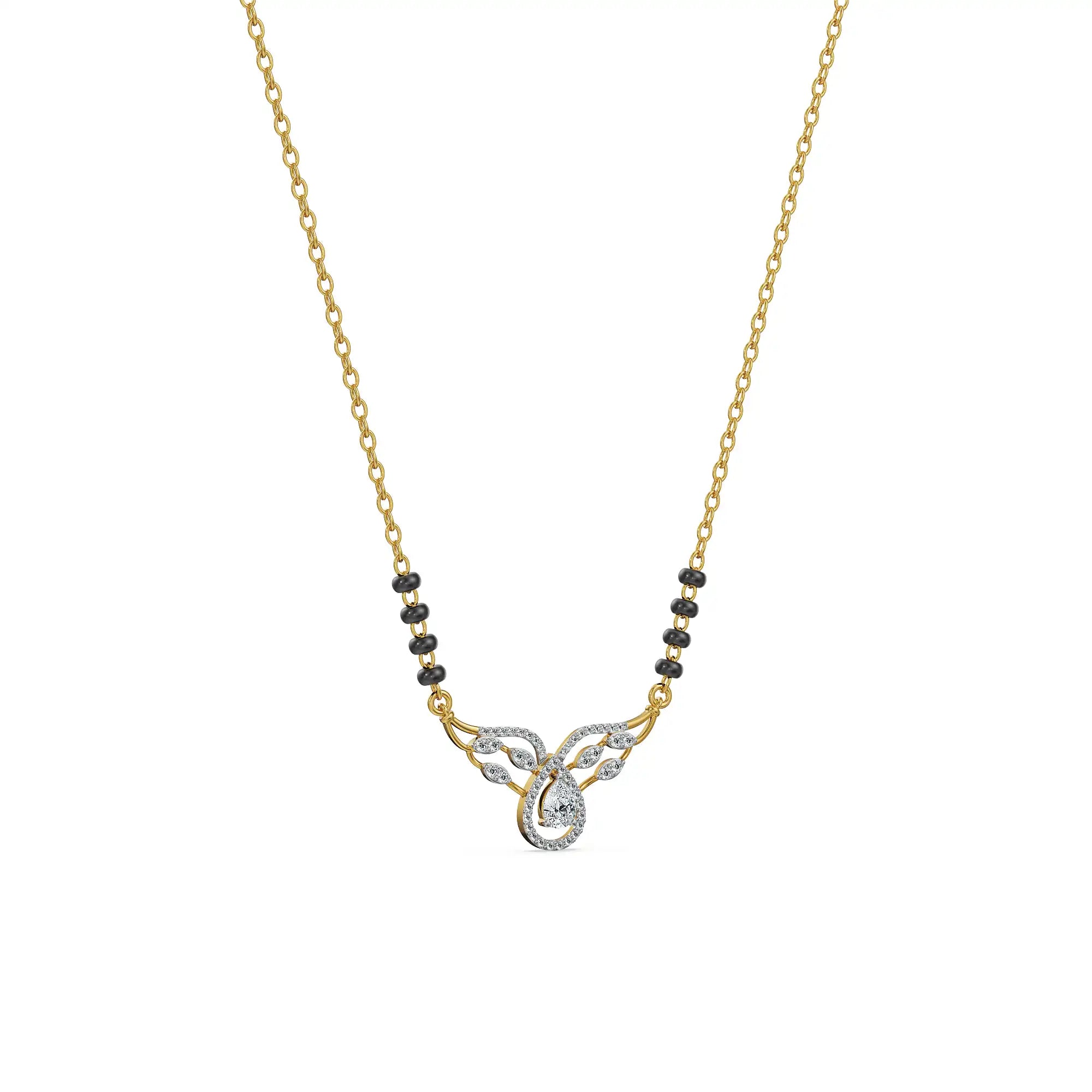 Chavvi Lab Grown Diamond Mangalsutra