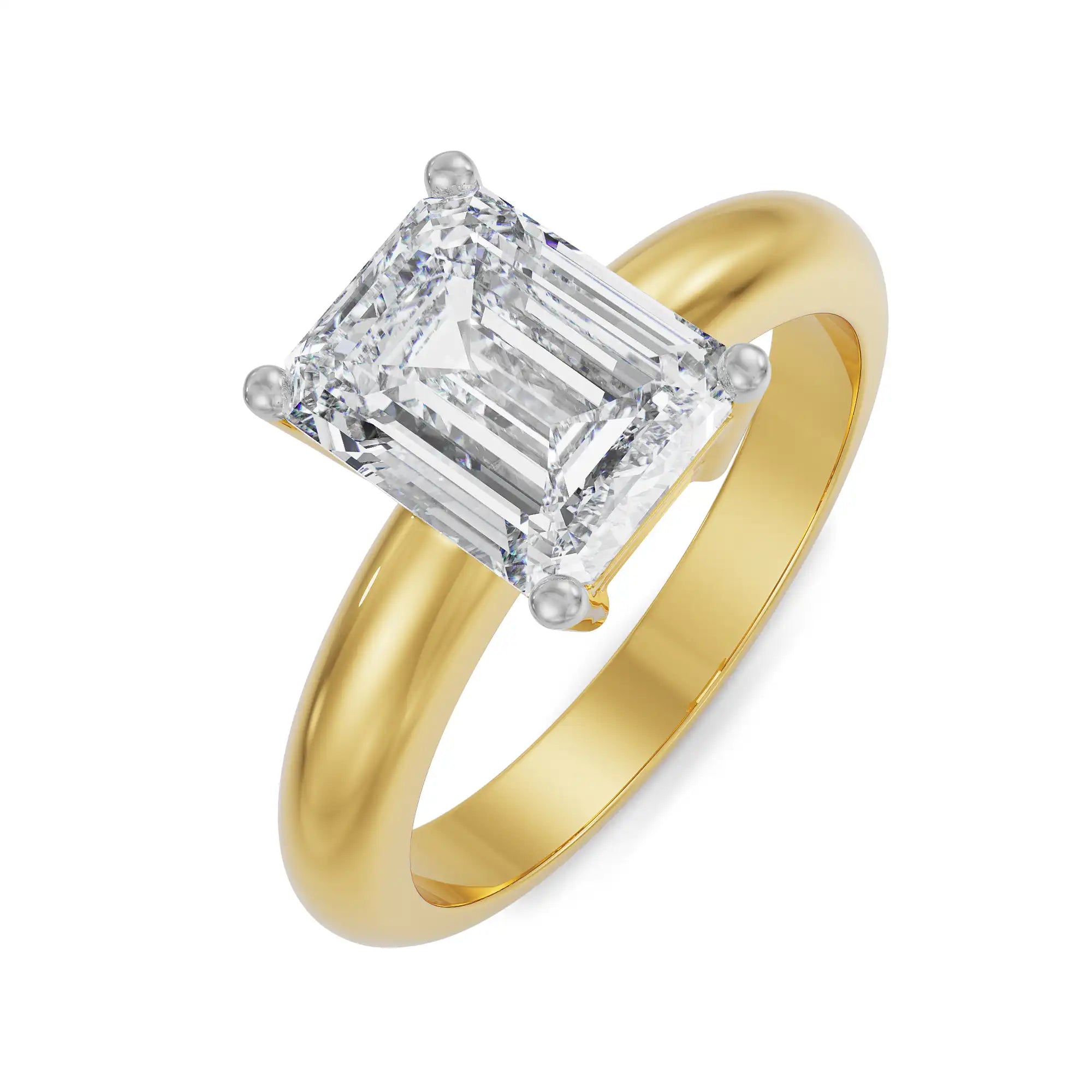 Buy Timeless Emerald Cut Men Diamond Ring Online Emori