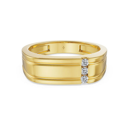Sovereign Glow Lab Grown Diamond Mens Ring