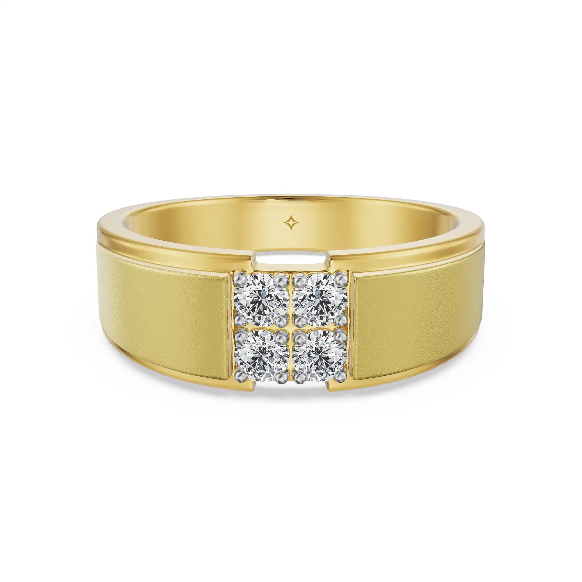 Legacy Crest Lab Grown Diamond Ring for Men