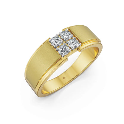Legacy Crest Lab Grown Diamond Ring for Men