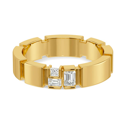 Urban Grid Lab Grown Diamond Men's Ring