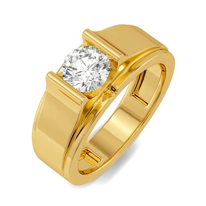 Celestial Solitaire Lab Grown Diamond Men's Ring