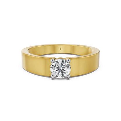 Summit Solitaire Lab Grown Diamond Men's Ring