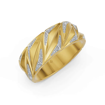 Shard Lab Grown Diamond Men's Ring