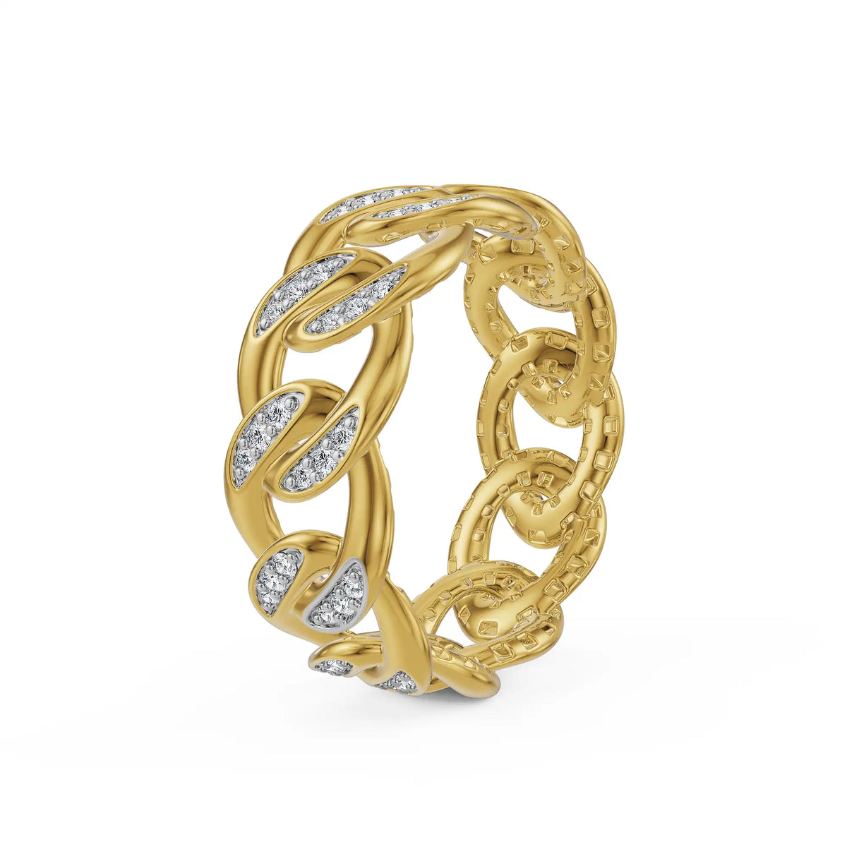 Weave Lab Grown Diamond Men’s Ring