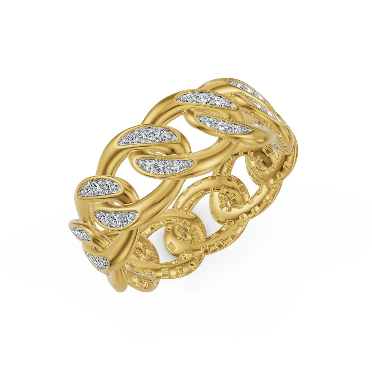 Weave Lab Grown Diamond Men’s Ring