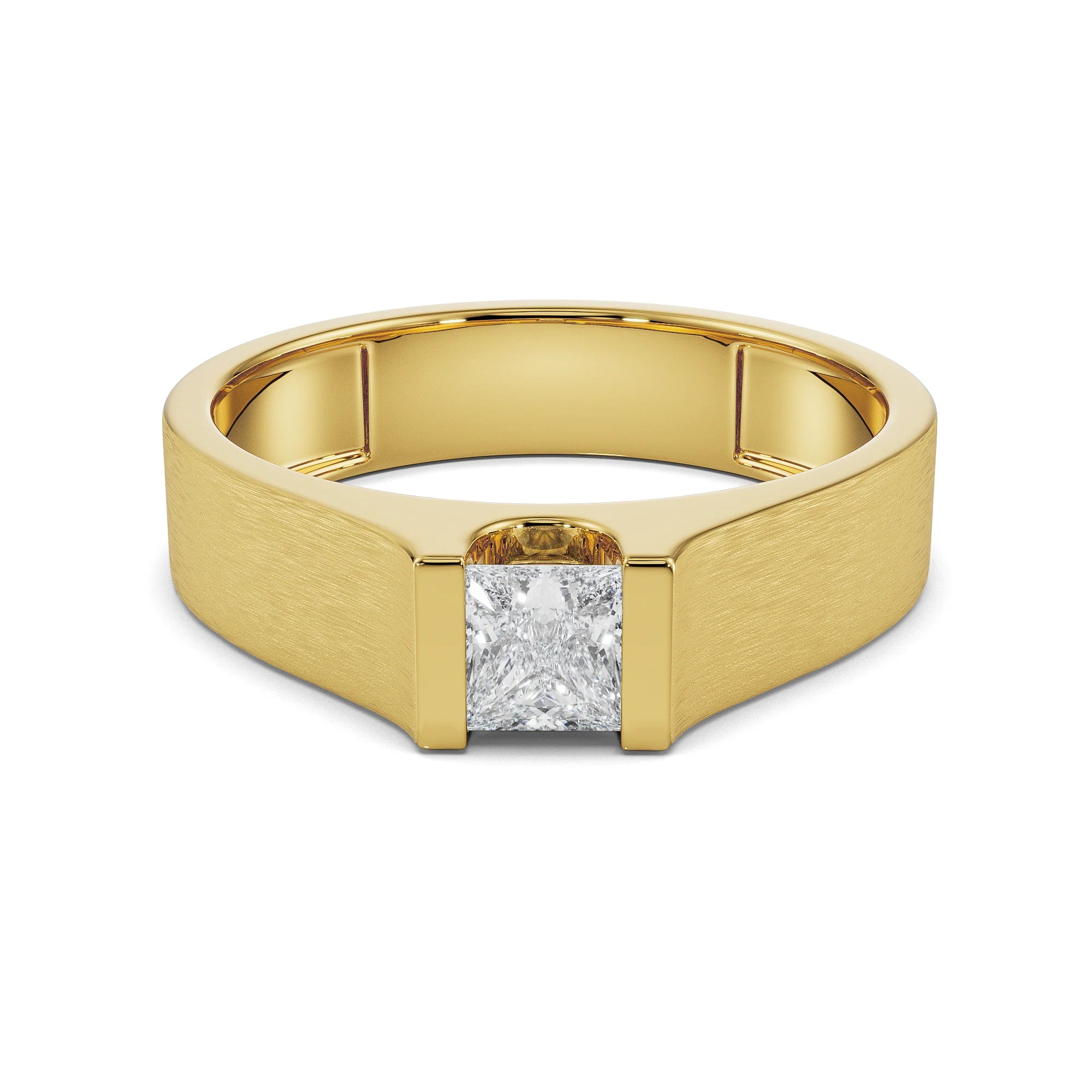 Jacob Solitaire Ring Front View in 9KT
