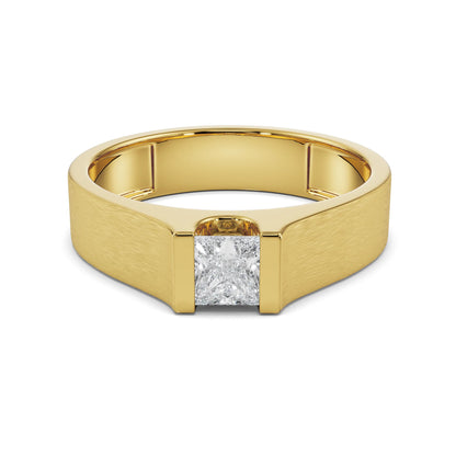 Jacob Solitaire Ring Front View in 9KT