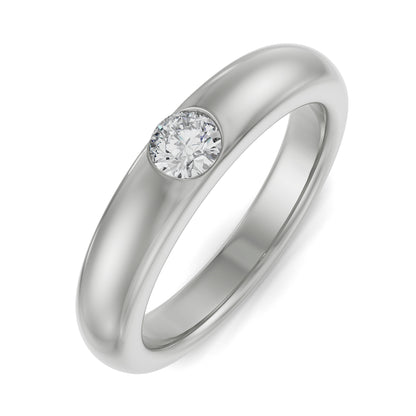 Sleek Round Band Top View