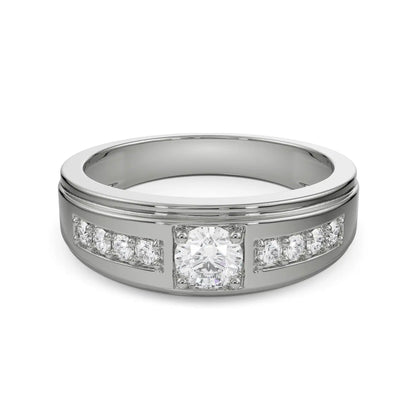 Stardust Diamond Ring for Men Front View