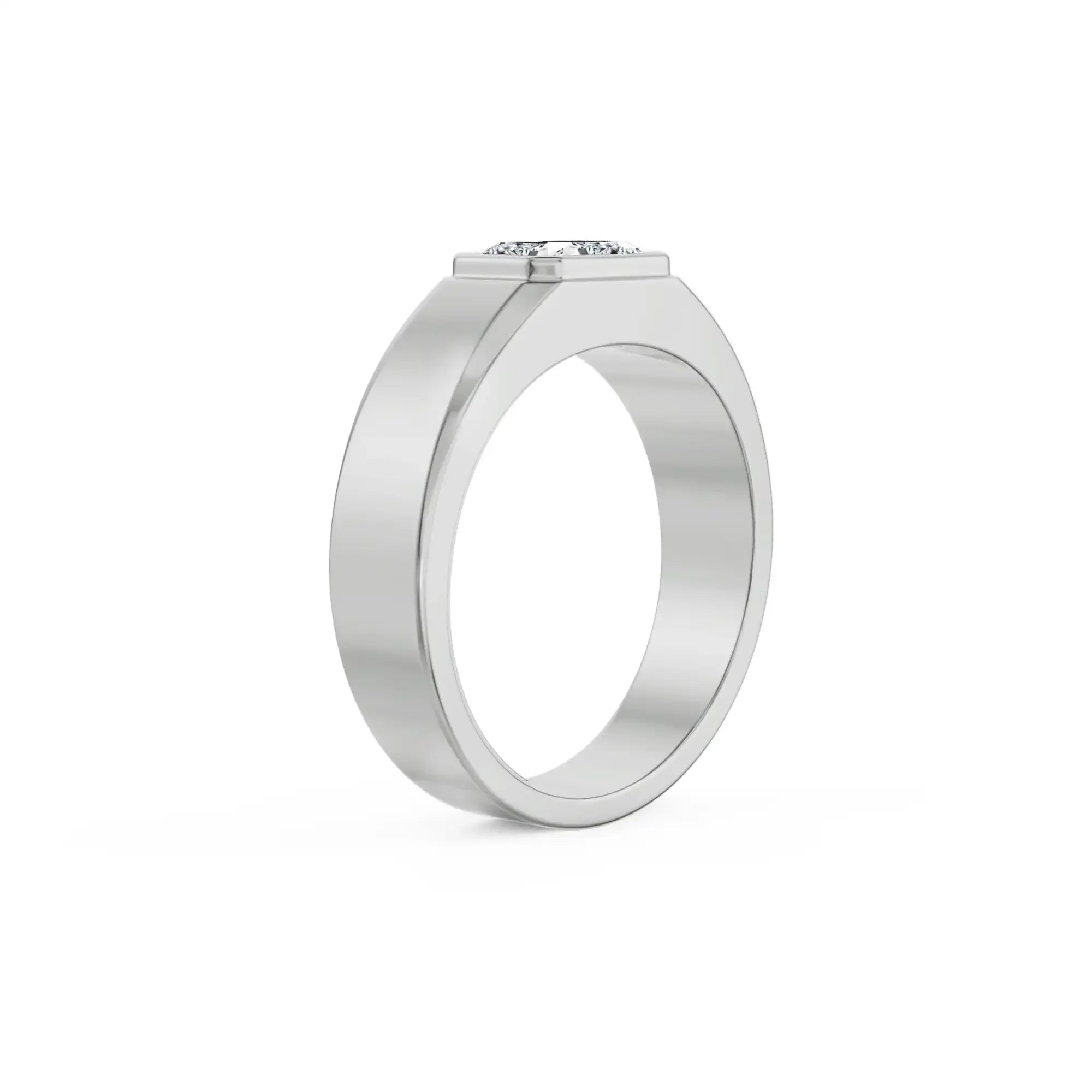 Nirvan Emerald Cut Lab Grown Diamond Ring_in-stock