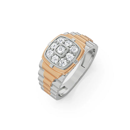 Daniel Vintage Diamond Ring- left view