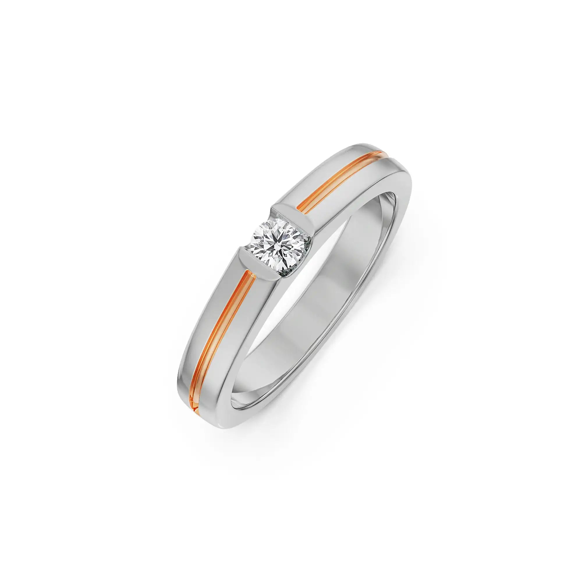 Jeff Diamond Ring- left view