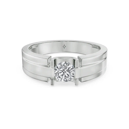Bold Crest Lab Grown Diamond Ring for Men
