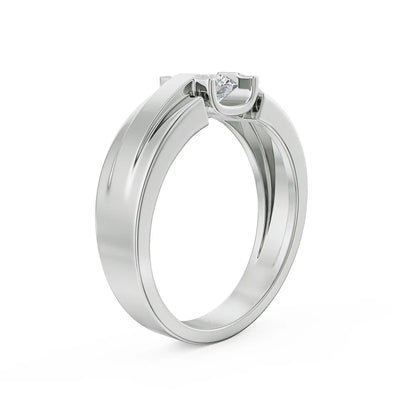 Bold Crest Lab Grown Diamond Ring for Men