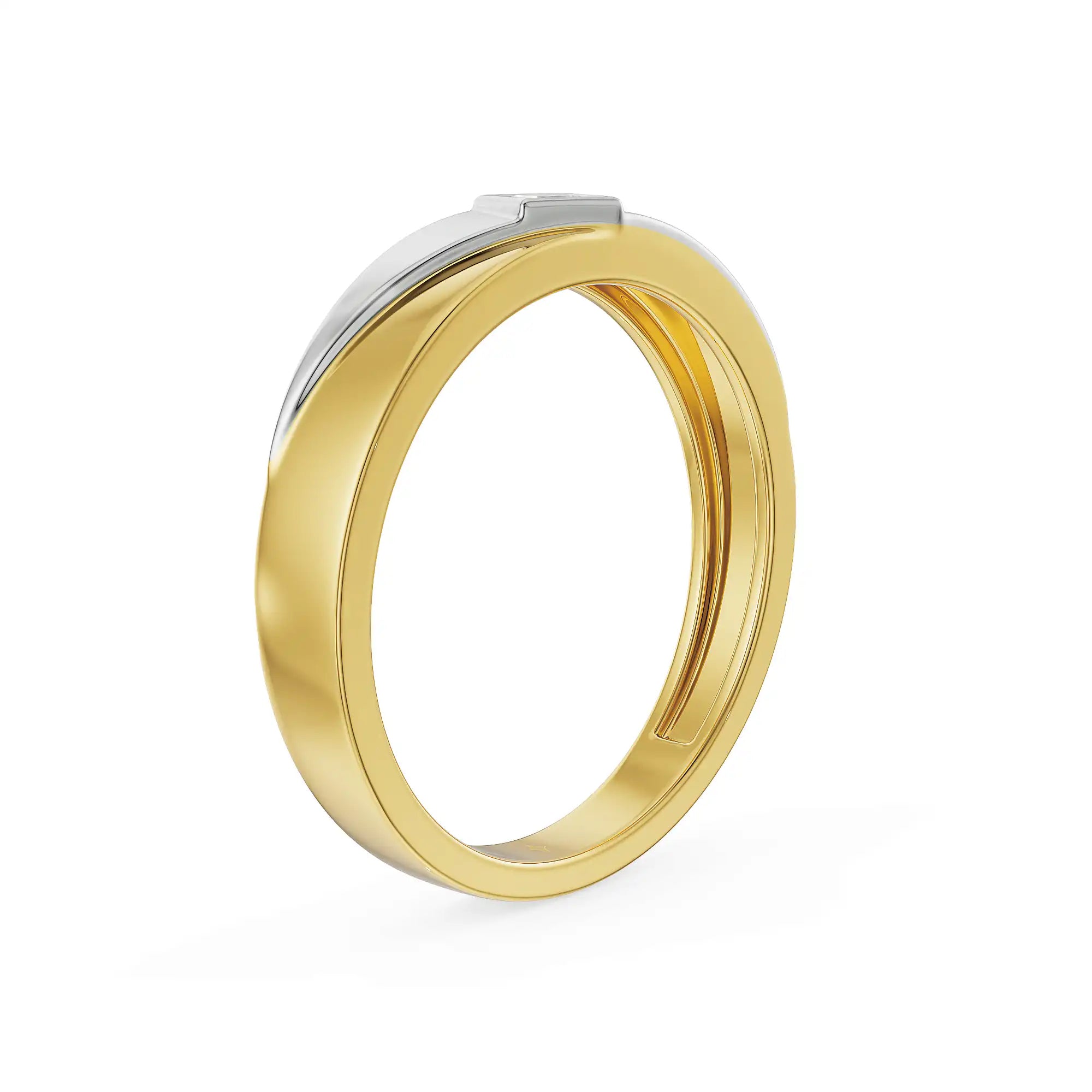 Classic Lab Grown Diamond Mens Ring
