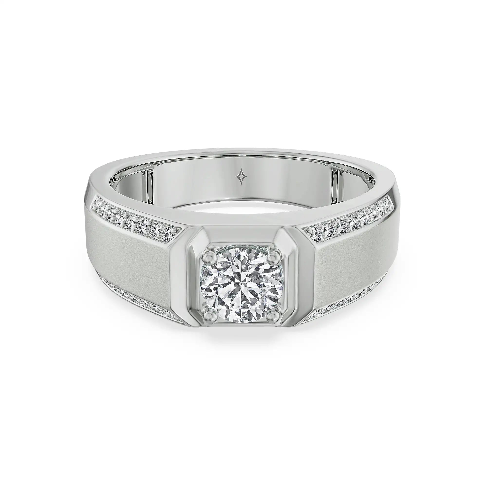 Imperial Brilliance Men's Lab Grown Diamond Ring