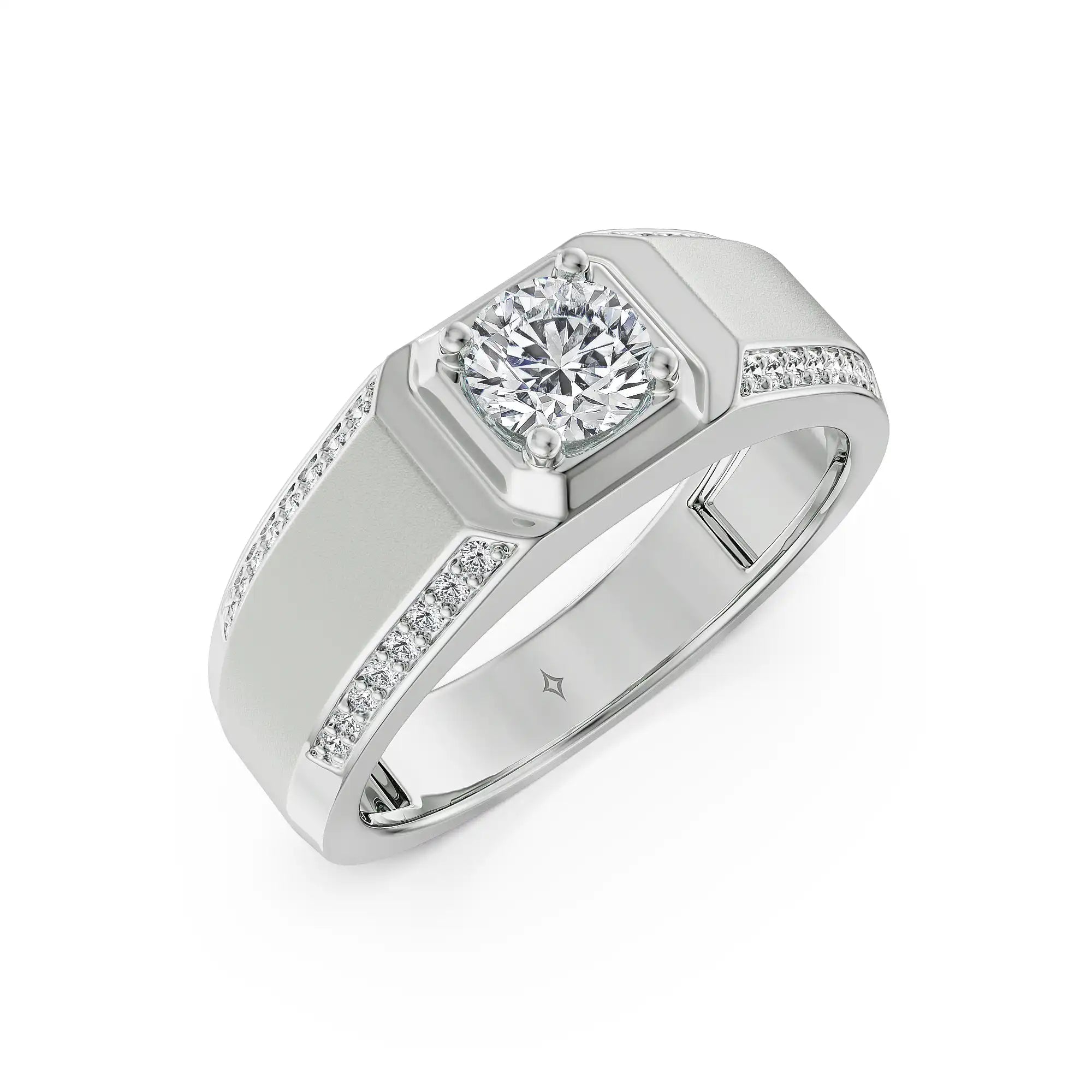 Imperial Brilliance Men's Lab Grown Diamond Ring