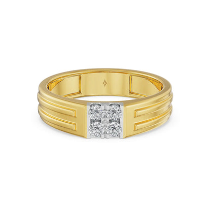 Regal Cluster Lab Grown Diamond Band for Men