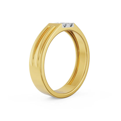 Regal Cluster Lab Grown Diamond Band for Men
