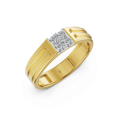Regal Cluster Lab Grown Diamond Band for Men