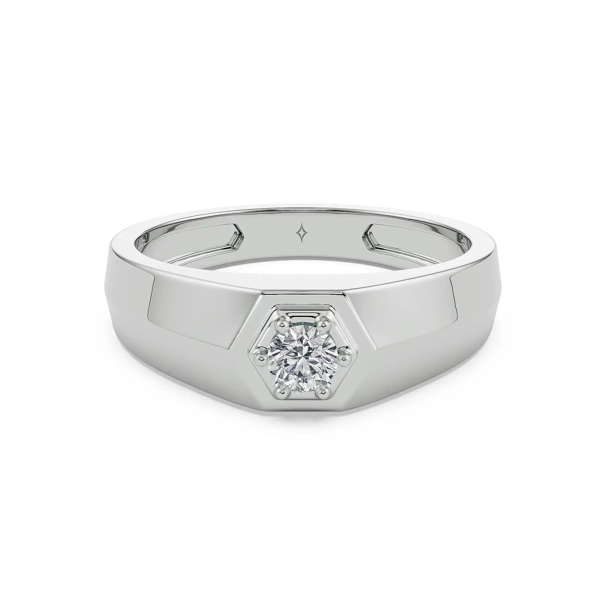 Royal Hexa Lab Grown Diamond Ring for Men