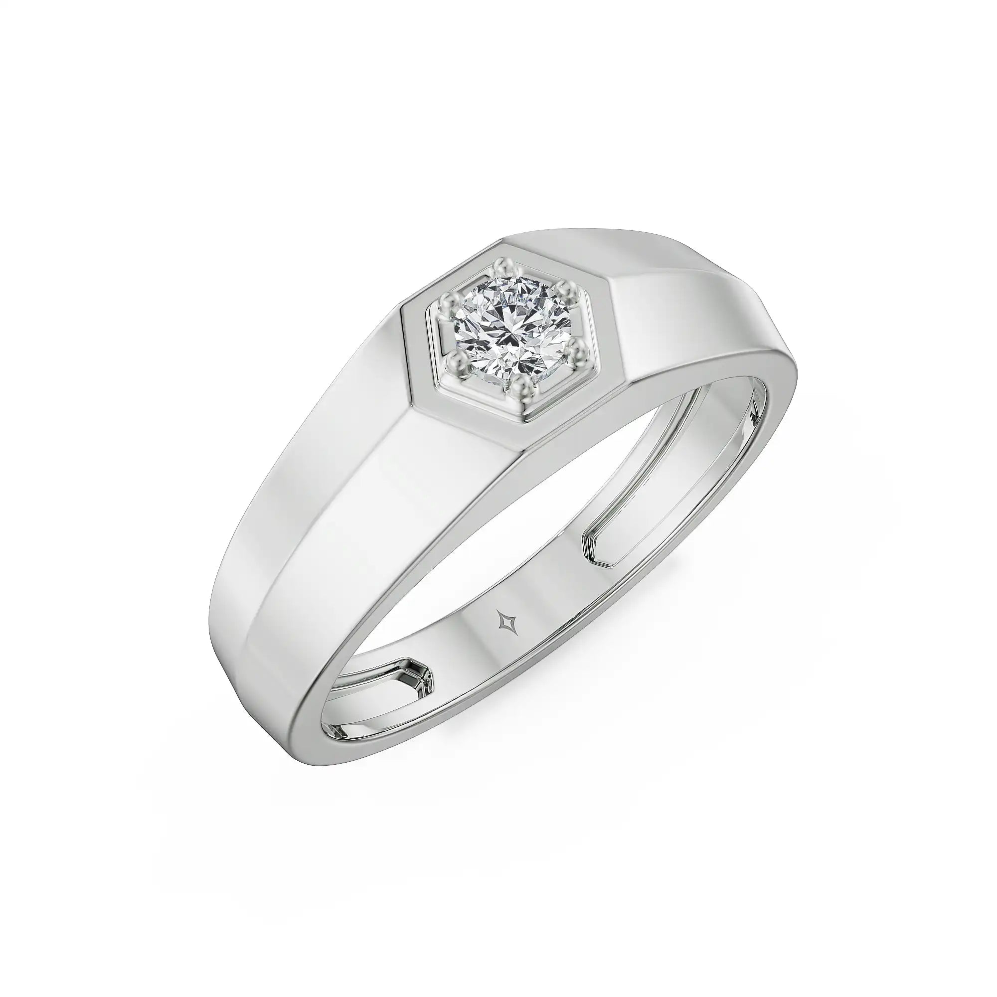 Royal Hexa Lab Grown Diamond Ring for Men