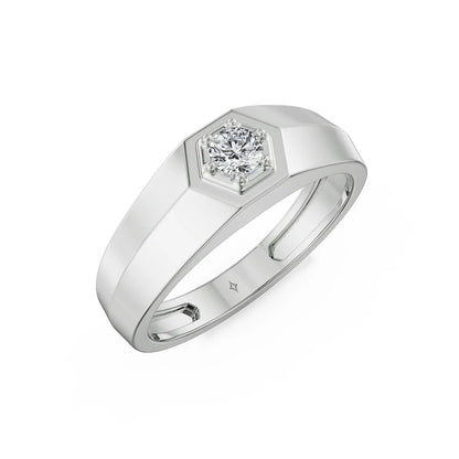 Royal Hexa Lab Grown Diamond Ring for Men