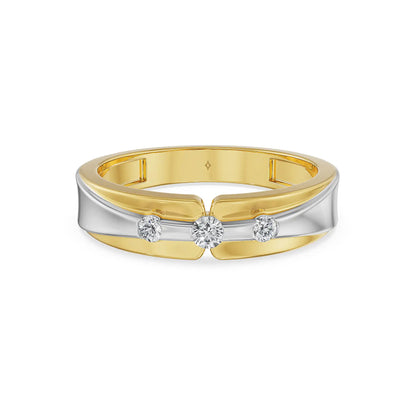 The Arven Curve Lab Diamond Ring for Men