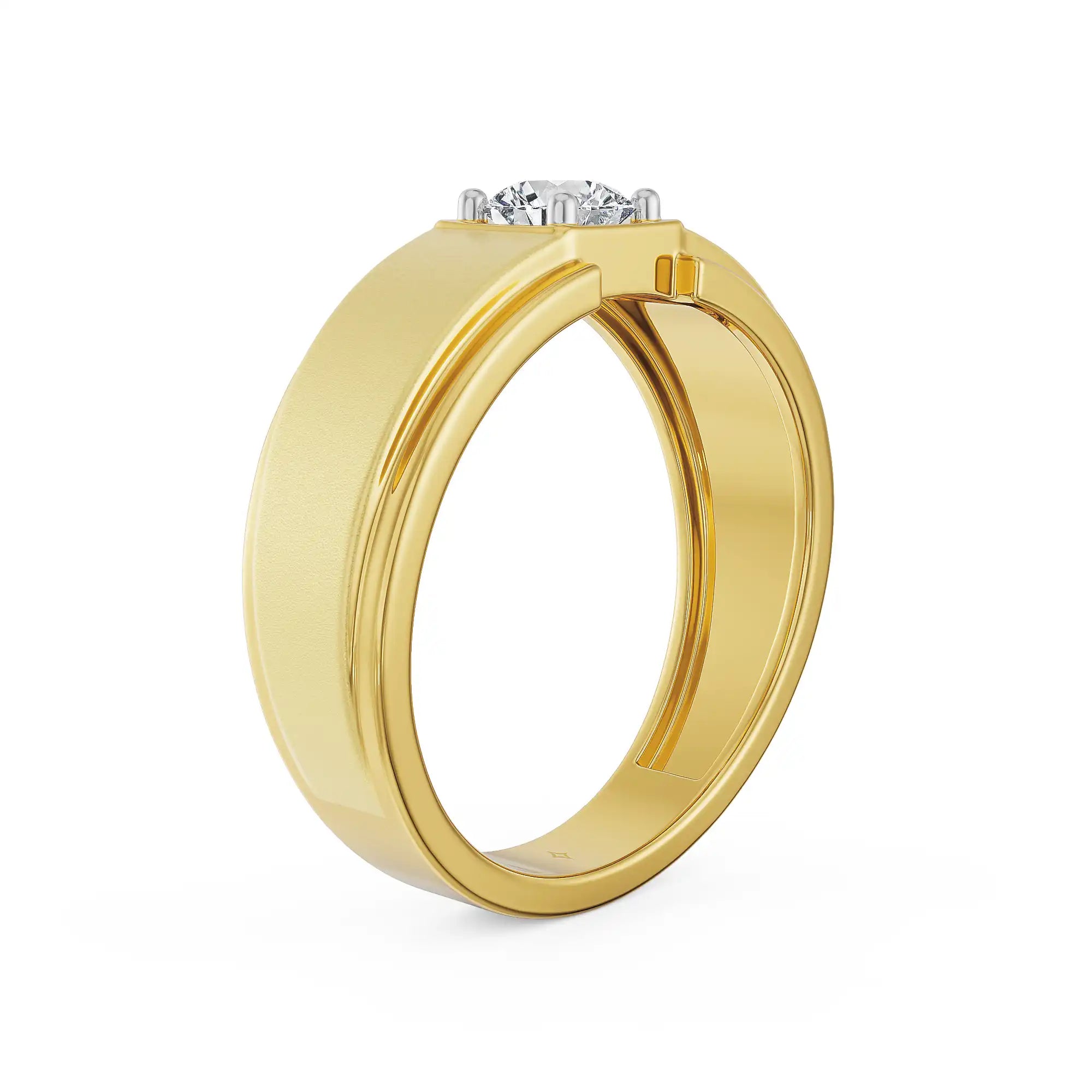 Regal Prism Lab Grown Diamond Ring for Him