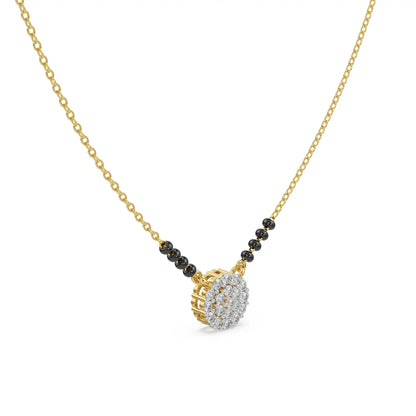 Aanya Diamond Mangalsutra Side View