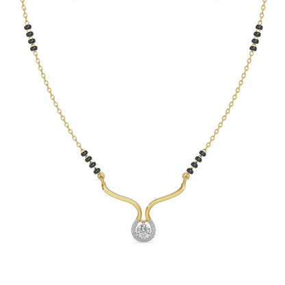 Keerat Lab Grown Diamond Mangalsutra 9KT