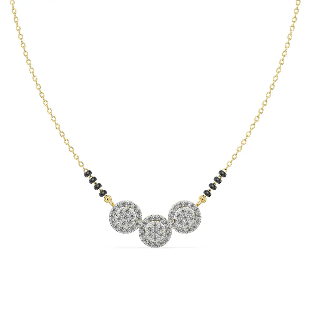 Reeha Lab Grown Diamond Mangalsutra_in_stock