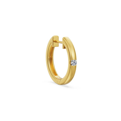 Lucid Inset Lab Grown Diamond Earrings
Side view