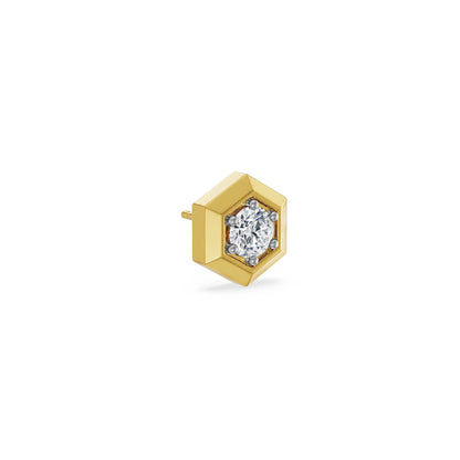 Vertex Edge Lab Grown Diamond Men's Stud