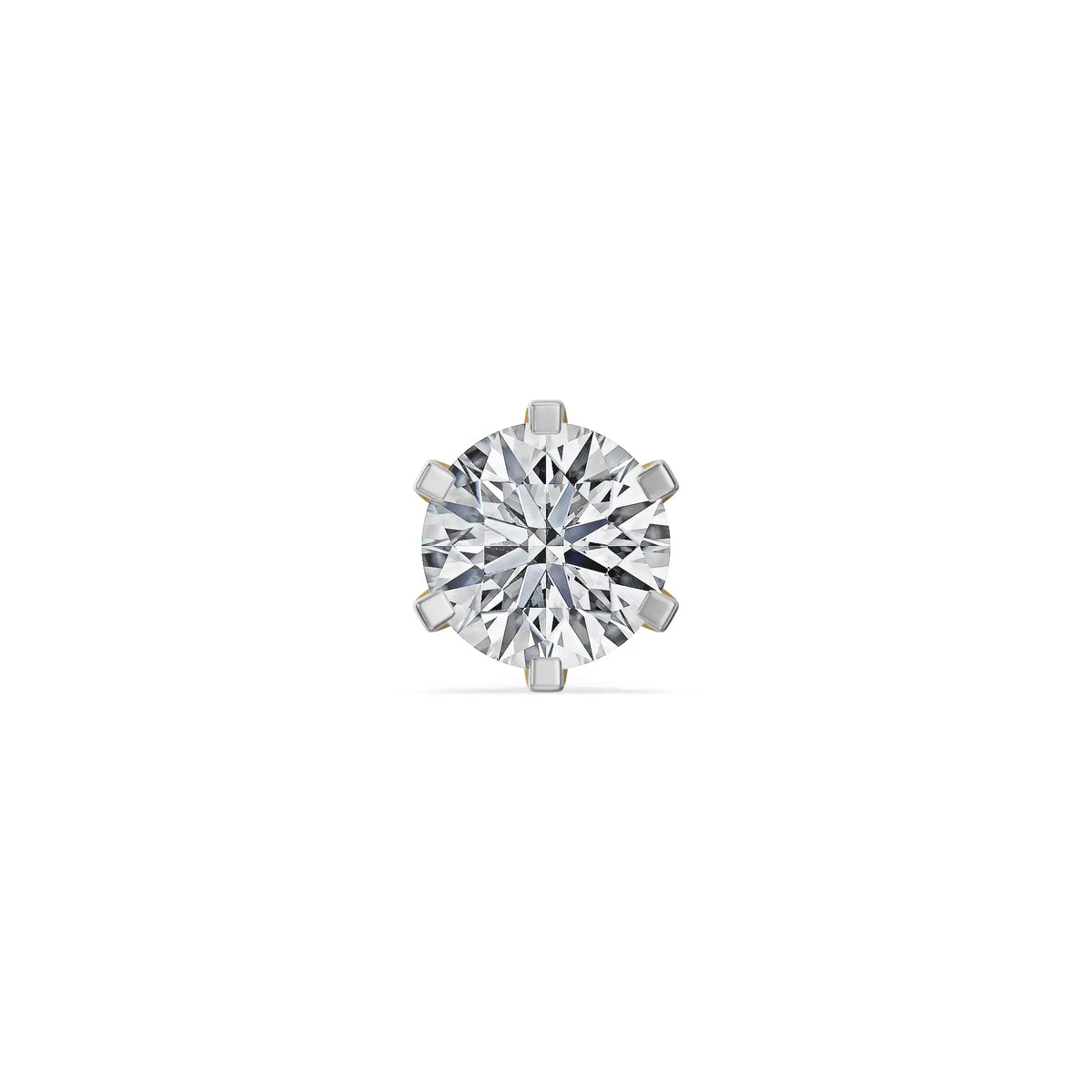 Creston Round Lab Grown Diamond Men's Stud