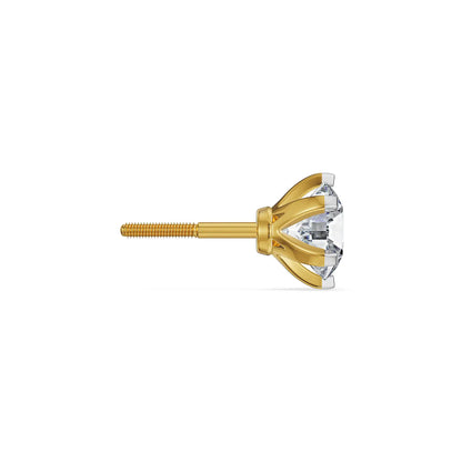 Creston Round Lab Grown Diamond Men's Stud